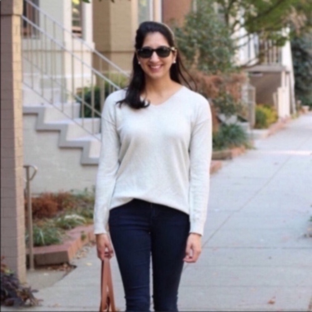 A New Day Beige Oversized Long Sleeve